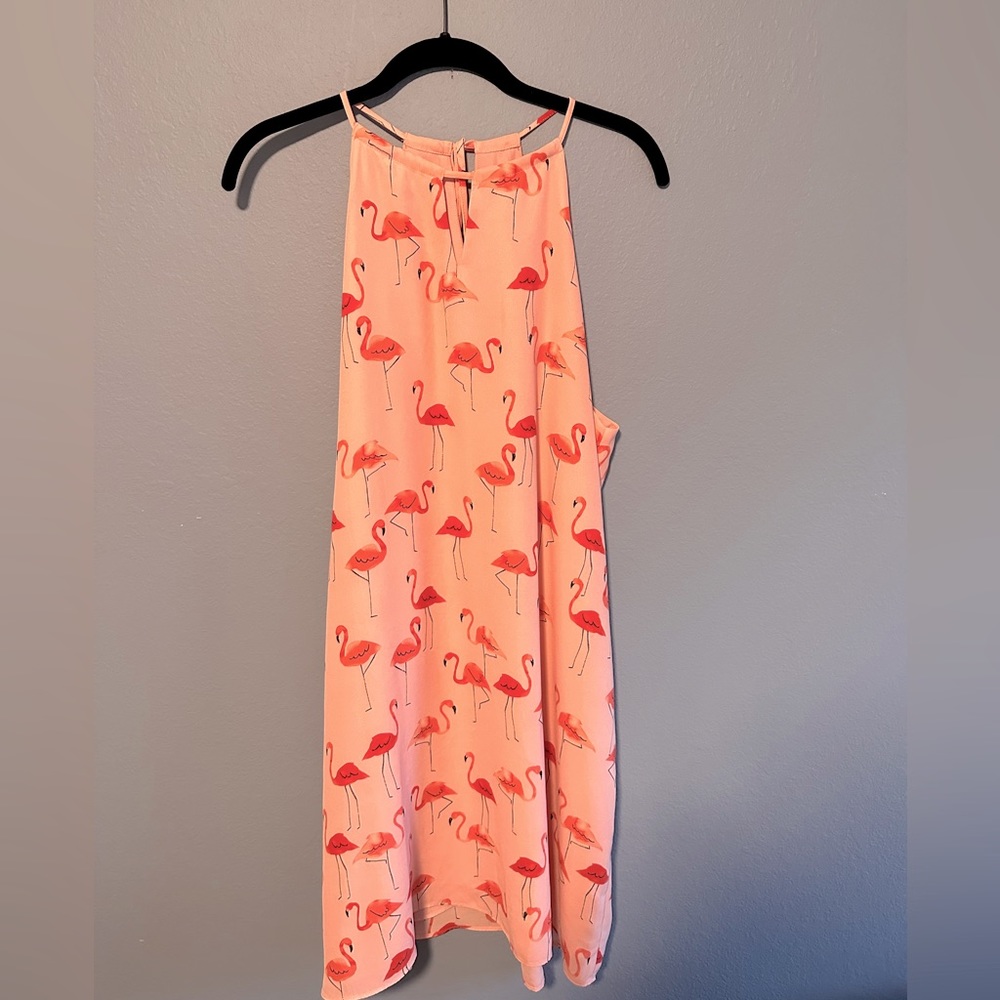 Flamingo Finn & Grace Pull-on Halter Dress - Large